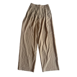 La Ligne New York Wide Leg Trousers Beige Women’s Size 0